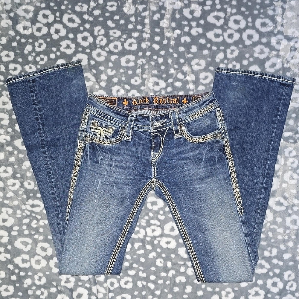 Rock Revival Kai Boot Cut Jeans **Size 24×33